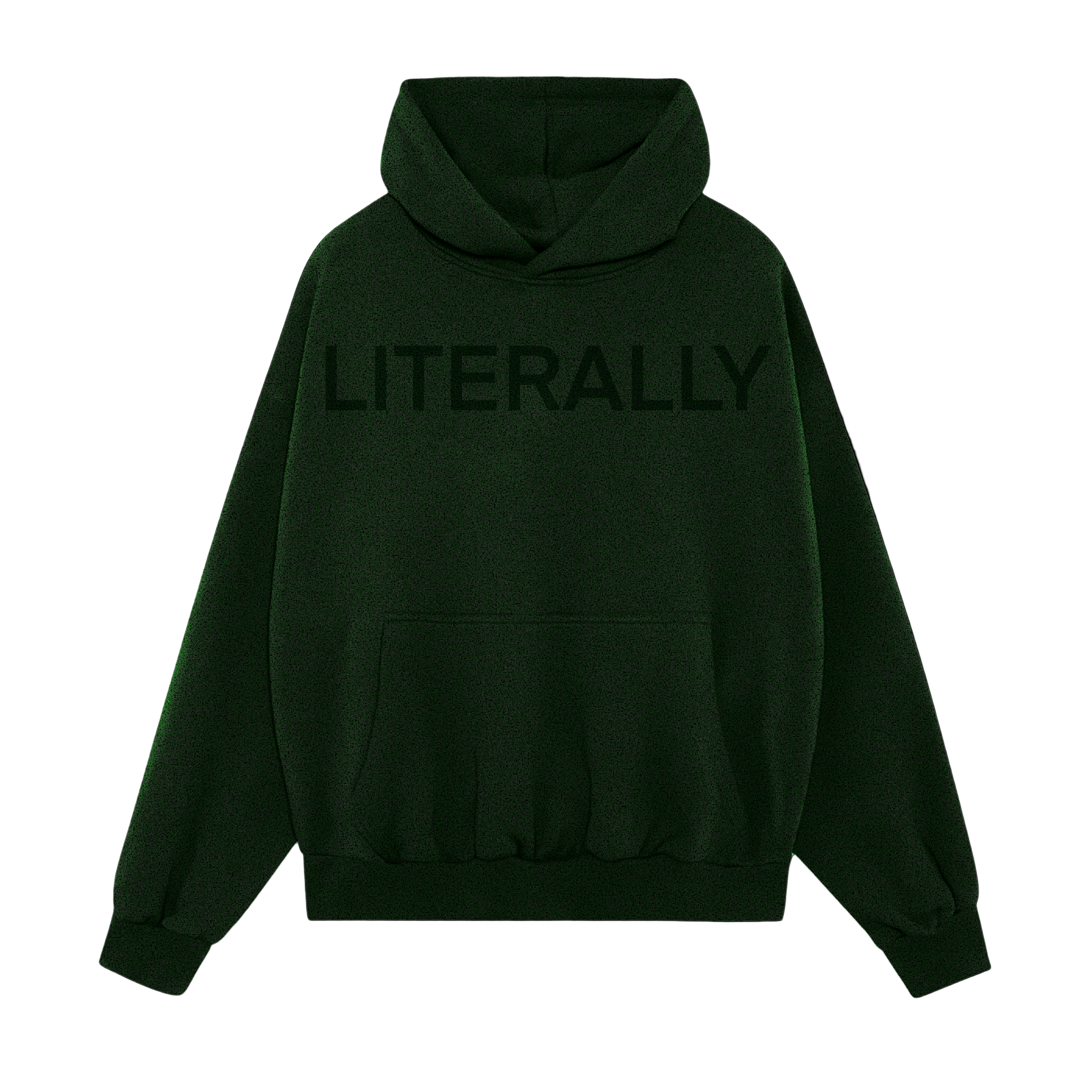 Green Tone-on-Tone Heavyweight Hoodie